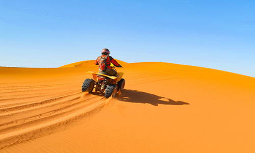 Quad à Dakhla — Circuit dune blanche